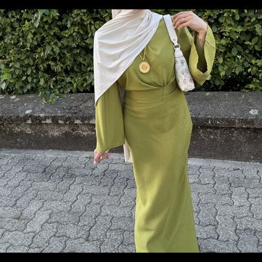 Robe maxi olive ASOS