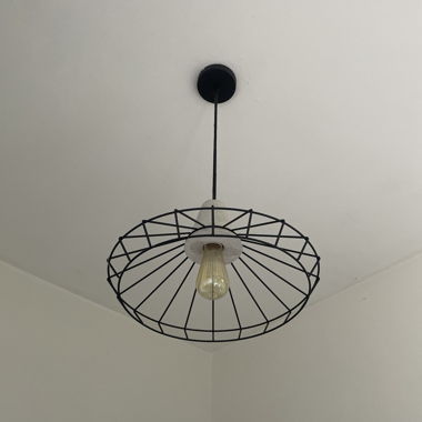 Ceiling lamp / concrete & metal
