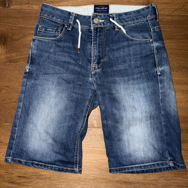 Short in denim blu Pull&Bear