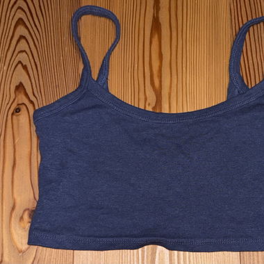 blaues Top von Bershka
