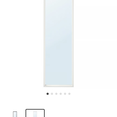 Miroir mural blanc