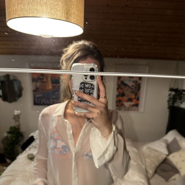 Transparente Bluse