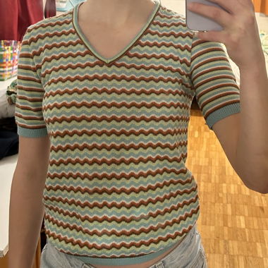 Vintage knit top by KOOKAI