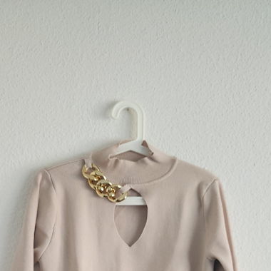 Pullover mit chain