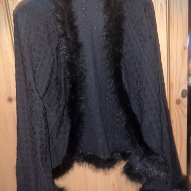 Black Faux Fur Jacket