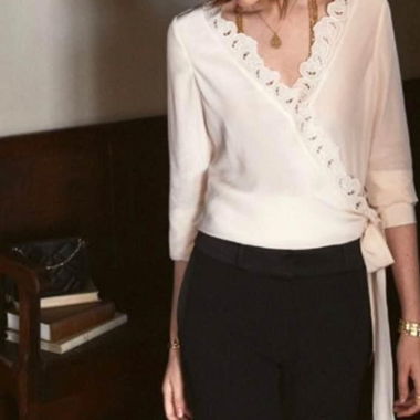 Chemise Sézane en soie 