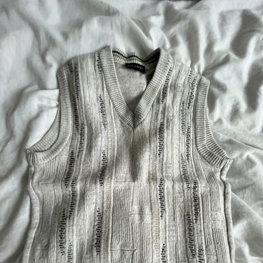 V-neck sweater vest