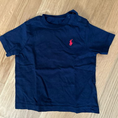 T-shirt blu navy Polo Ralph Lauren Kids taglia 68