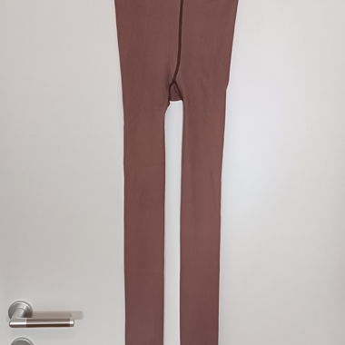 Leggings/collant termico effetto pelle