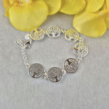 Bracelet Arbre de Vie en argent 925