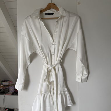 ZARA shirt dress white Size S