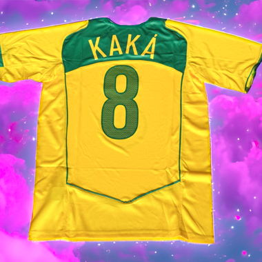 Maglia da calcio retro Brasile Nike Kaká #8 Tagl. M