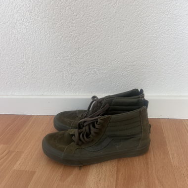 Green High-Top Sneakers