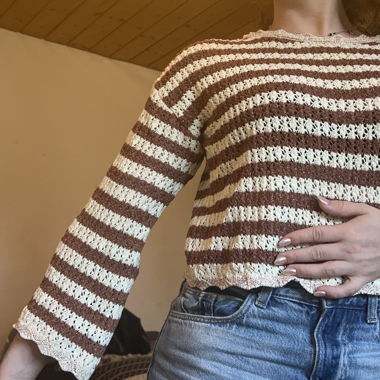 Crochet sweater