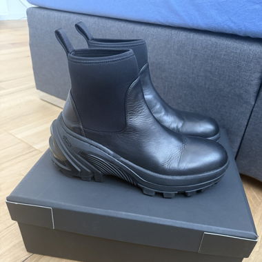 1017 ALYX 9SM LEATHER MID BOOT WITH SKX SOLE