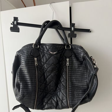Sac Sunny en cuir noir Zadig et Voltaire