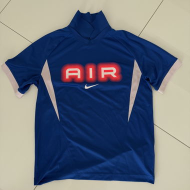 T-shirt sportivo Nike AIR blu