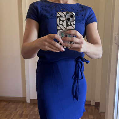 SommerKleid Suncoo Royalblau