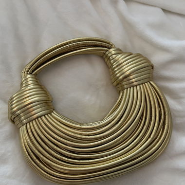 Borsa a mano dorata
