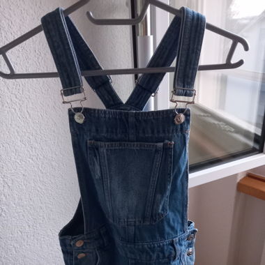 Denim dungarees