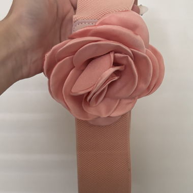 Rosa florales Gürtel-Accessoire