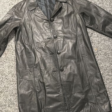 Cappotto in pelle vintage
