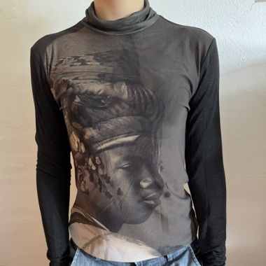 Desigual mesh top