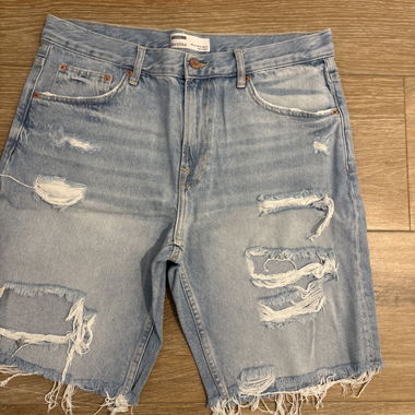 Short en jean Bershka