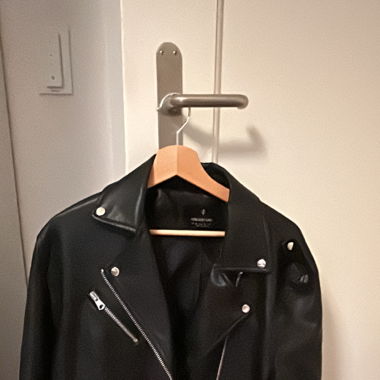 leather jacket stradivarius