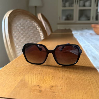 Lunettes de soleil oversize noires Ralph Lauren 