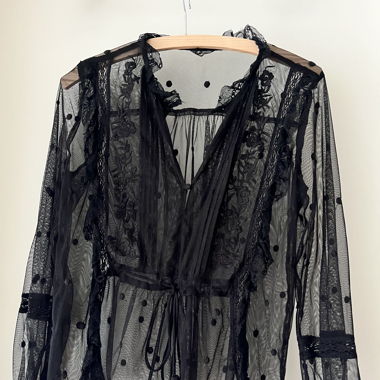 Schwarze Bluse