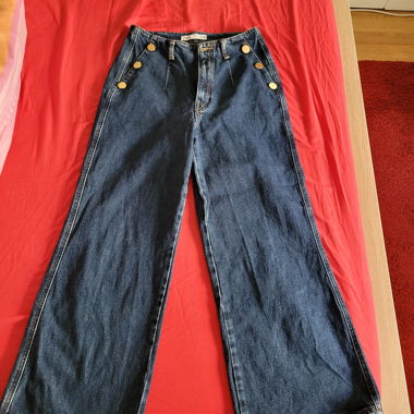 Jeans ZARA a gamba larga