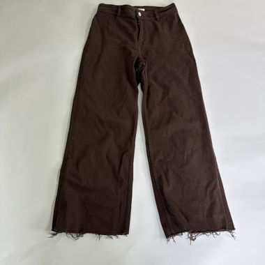 MNG brown wide-leg pants
