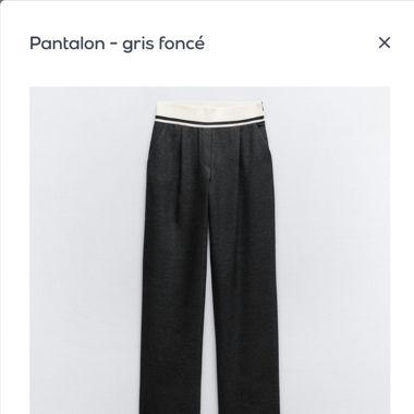 Pantelon gris foncé 
