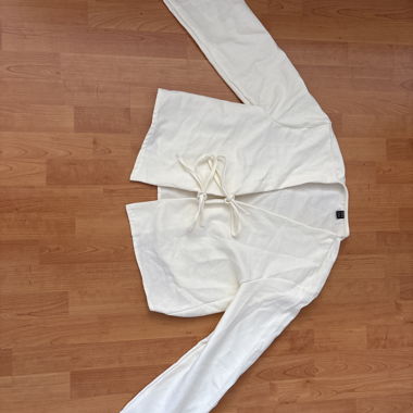 White Wrap Top