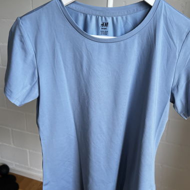 T-shirt de sport H&M bleu, taille M