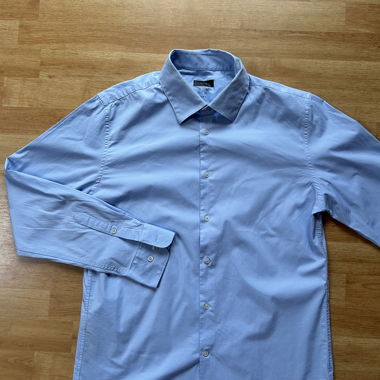 Chemise MNG pour homme bleue Slim Fit