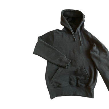 Schwarzer Hoodie