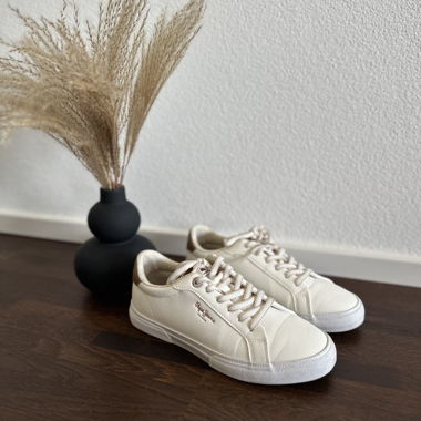 White Pepe Jeans Trainers