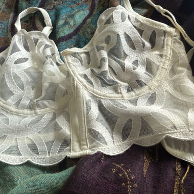 Soutien-gorge en dentelle blanc