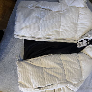 Veste BERSHKA blanche 