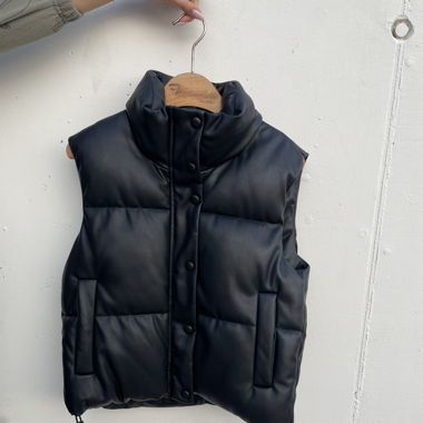 Gilet Faux Cuir Zara