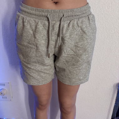 Grey Marl Sweatshorts