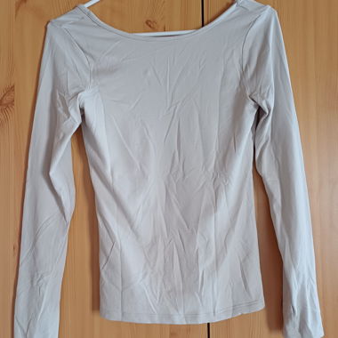 Top bianco con schiena scoperta