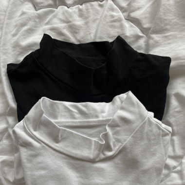 2er Set turtleneck T-Shirt
