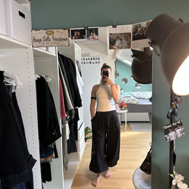 Pantaloni a righe sottili Zara