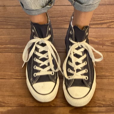 blaue Converse chucks