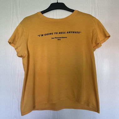 t-shirt/crop top jaune 🌟