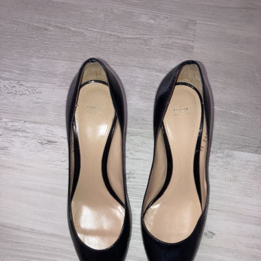 Giorgio Armani Schuhe Black Heels Schwarz