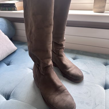 Wildleder gefütterte Stiefel